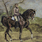 Riding Aktuell, Oil on Paper, 1993